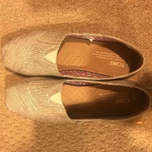 TOMS grey shoes