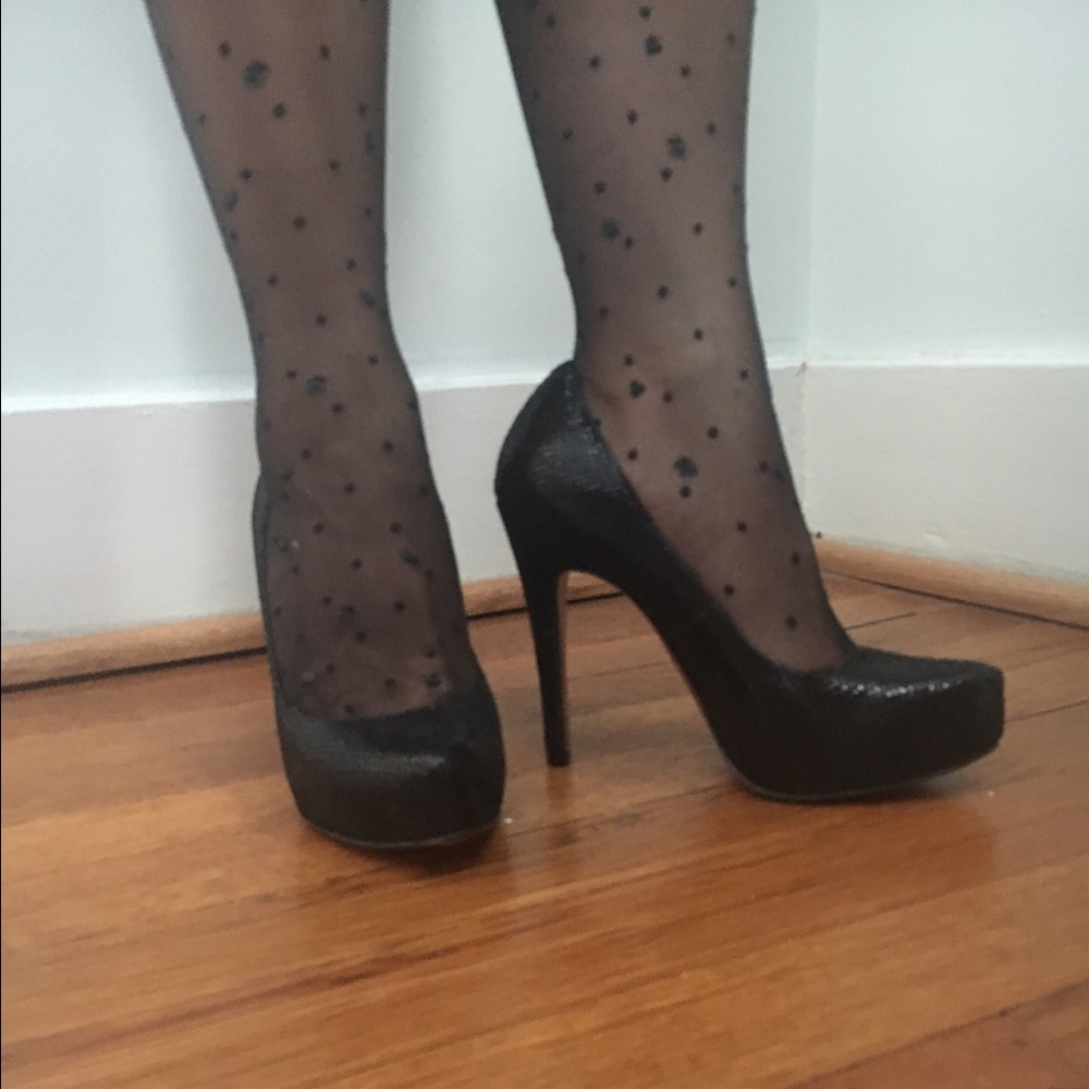 BCBG Platform Pumps