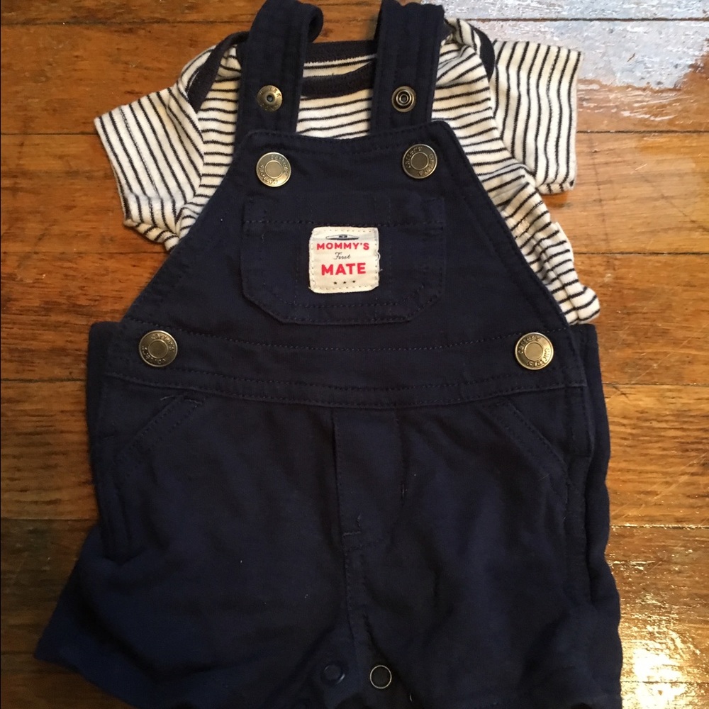 Short overalls and shirt