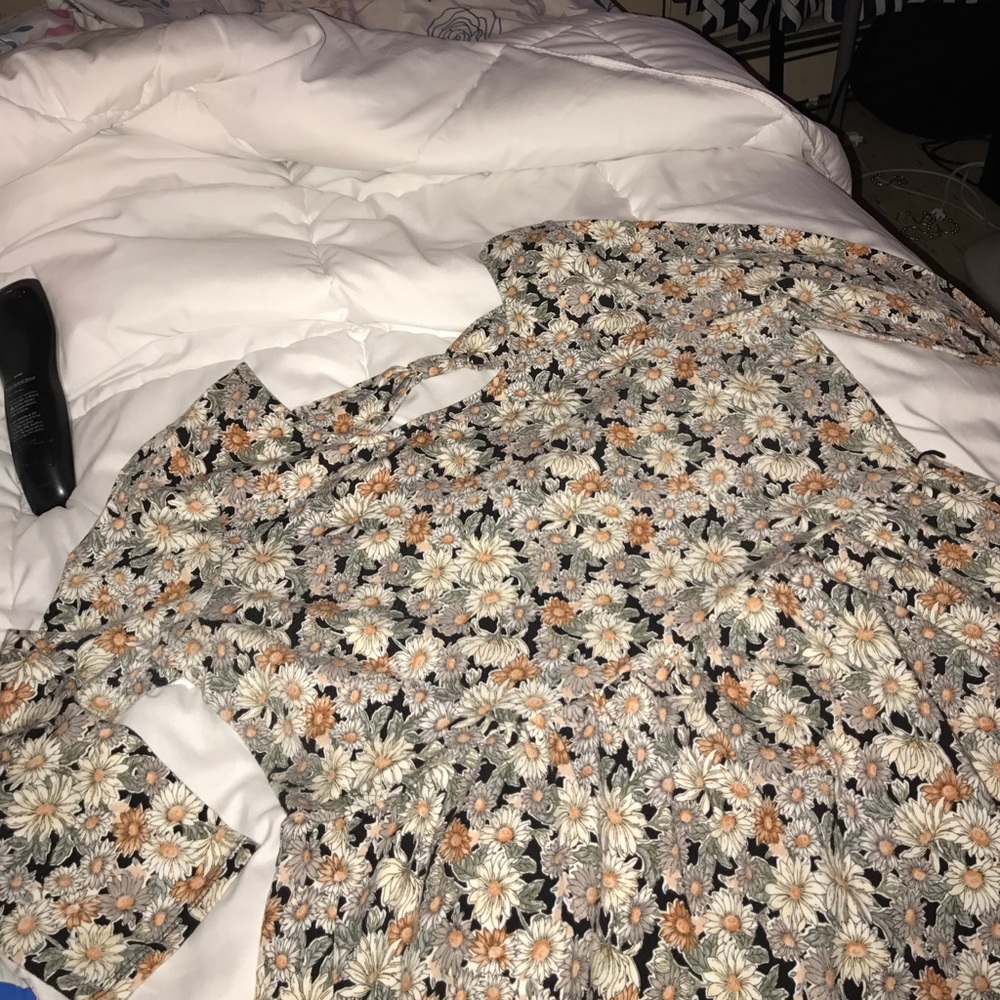 Forever 21+ floral print skater dress