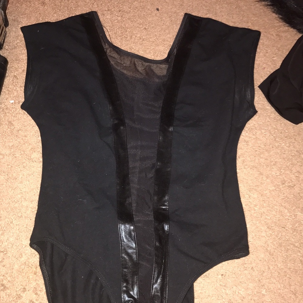 American Apparel mesh bodysuit