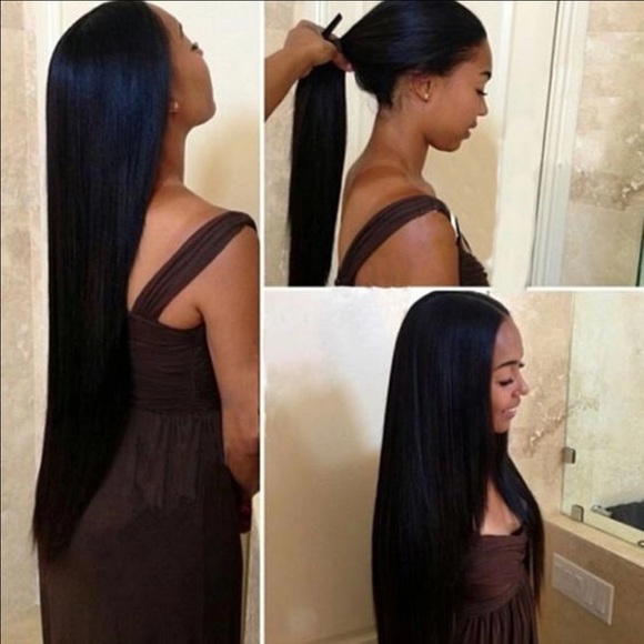 Long Straight Lace Front Wig - Picture 4 of 5