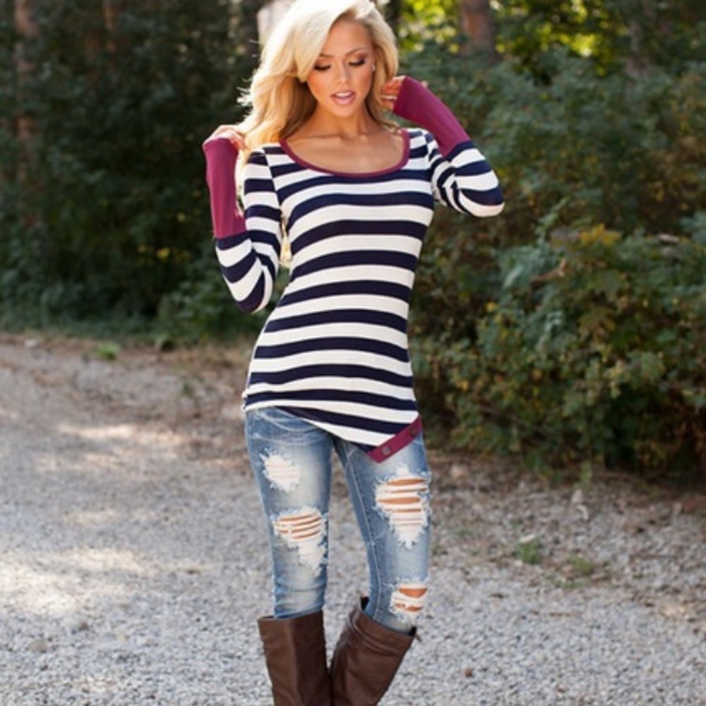 Best Selling Side Button Top
