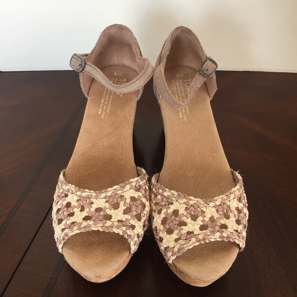 TOM'S Wedge Sandals