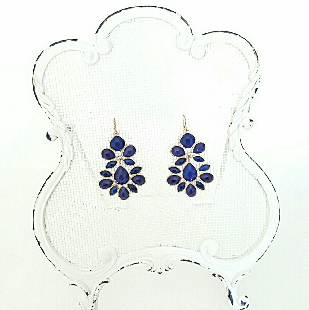 Blue Bell Dangle Earrings