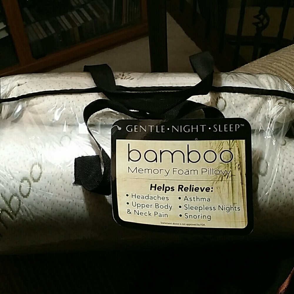 Bamboo pillow. NWOT