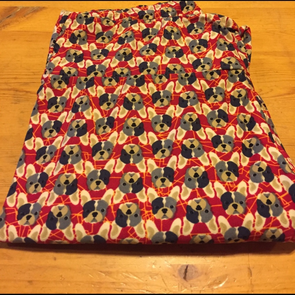 🎉SALE🎉BNWT LULAROE FRENCHIES TC LEGGINGS 🐶🦄