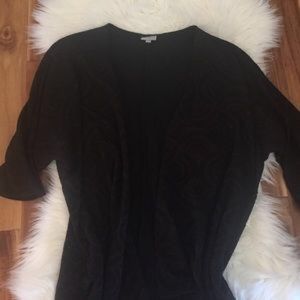 LuLaRoe Black Lindsay Kimono/Cardigan HTF!