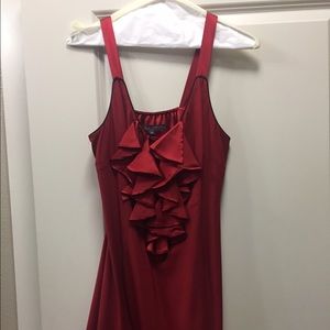 Red cocktail dress