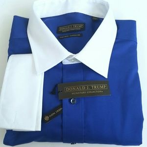 Donald Trump Presidents French-Cuff Dress Shirt