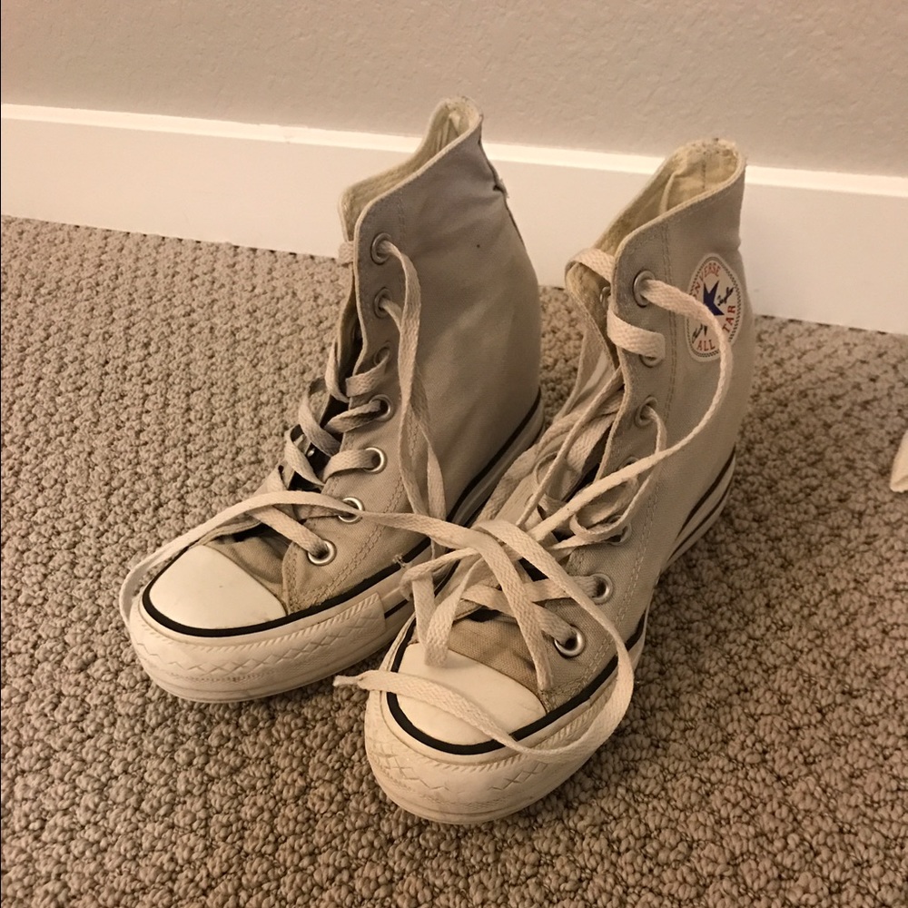 Converse hidden wedge gray sneaker