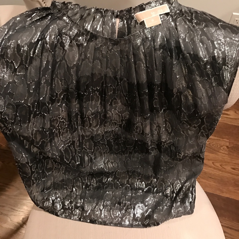 Michael by Michael Kors Metallic Blouse