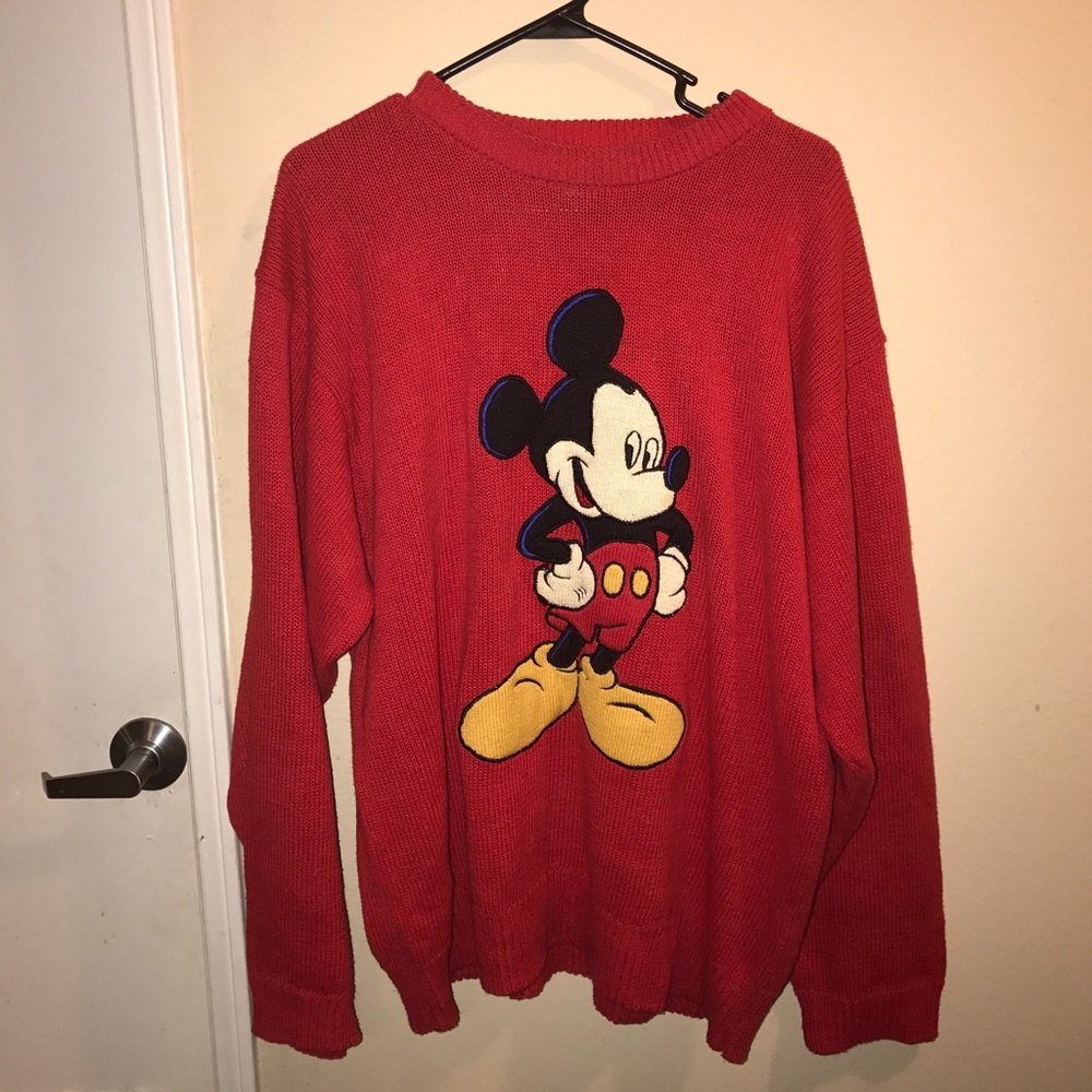 Vintage Stitched Mickey Mouse sweater