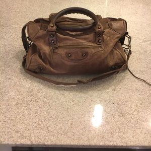 Authentic Balenciaga leather classic city bag