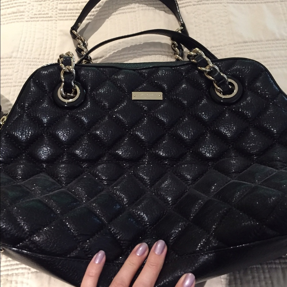 Kate Spade Quilted Black Purse