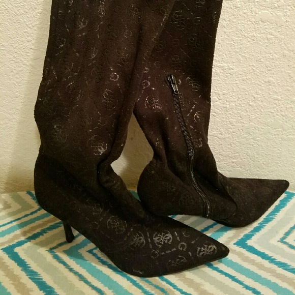 Guess Black Knee high boot - Picture 2 of 4
