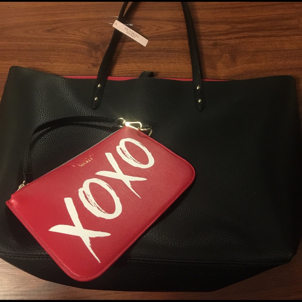 Brand new Victoria's Secret tote and wallet