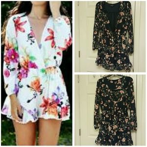 NEW NAVY BLUE AND PINK FLARE DRESS