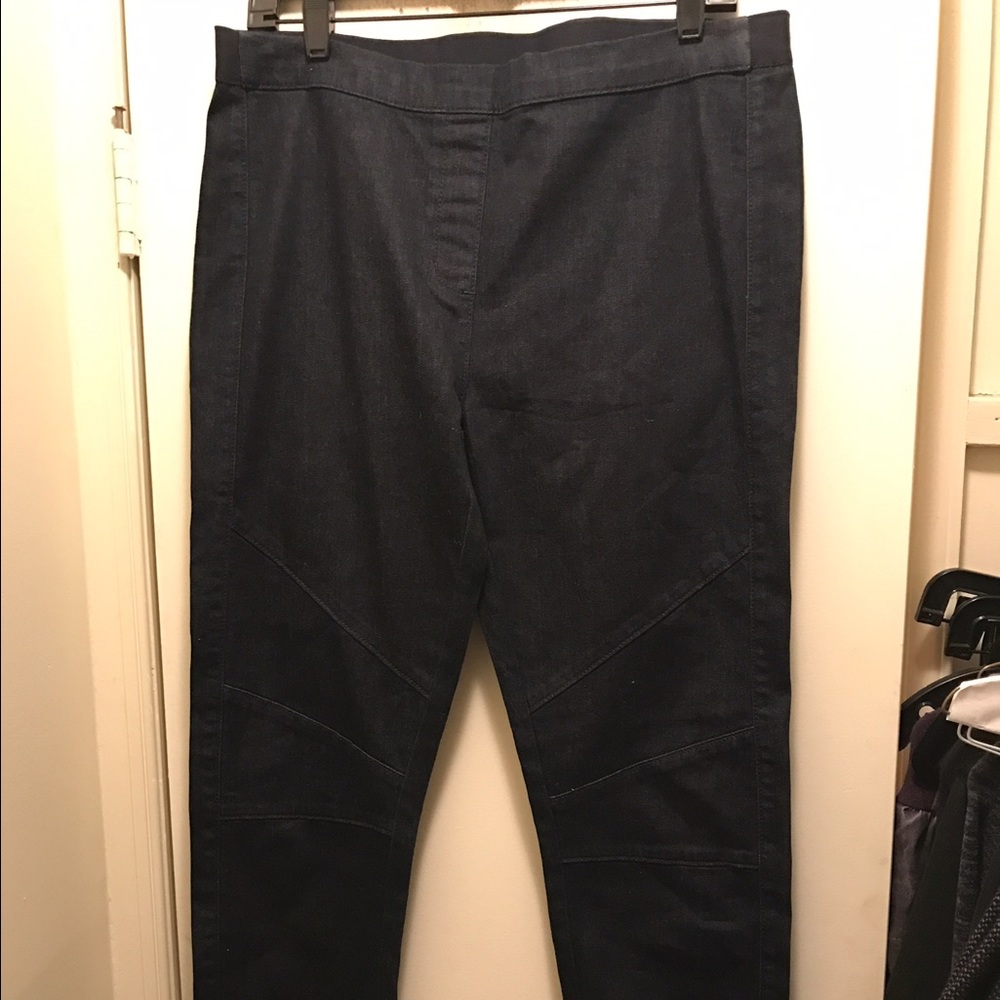 BCBG Moto style leggings
