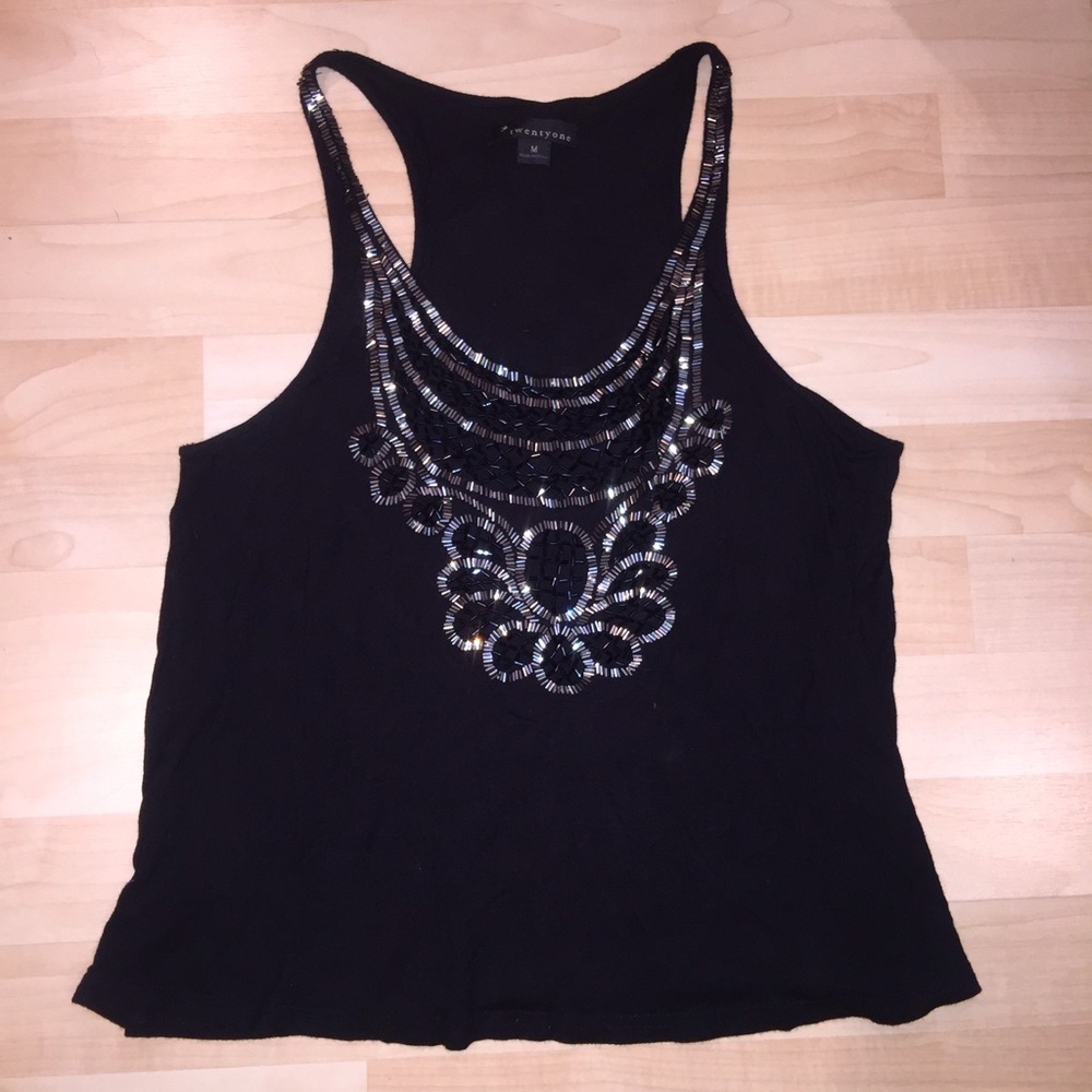 Beaded Tank Top