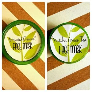 Matcha Green Tea/Activated Charcoal Face Mask Samp