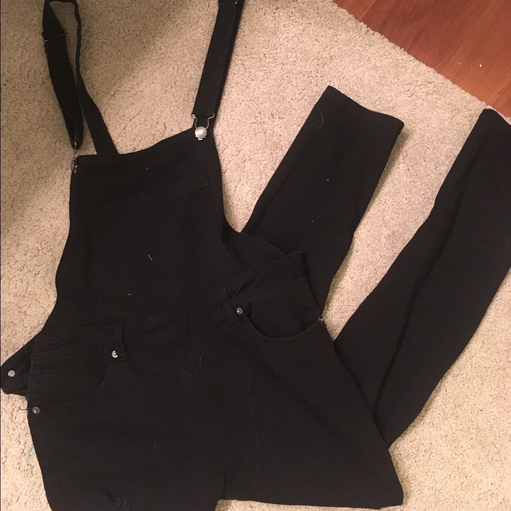 Black ASOS overalls