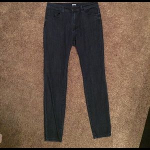 BDG high waist dark wash jeans