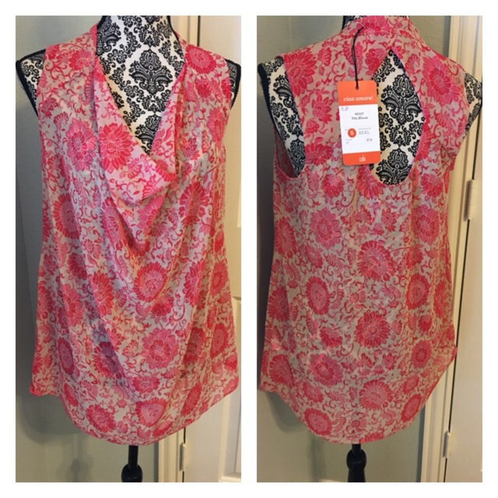 NWT cabi spring 16 Vita Blouse small
