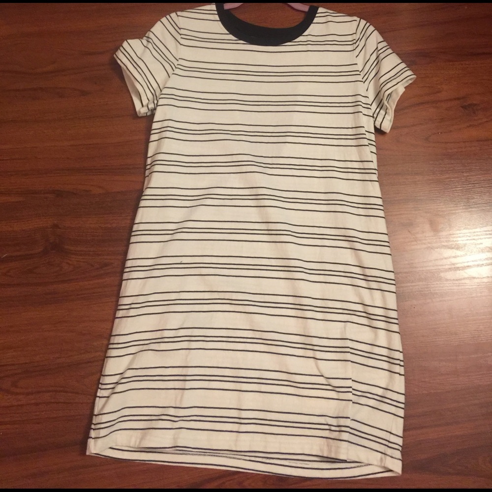 Striped t shirt dress