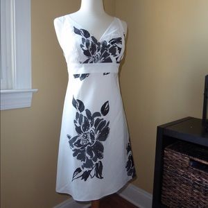 Ann Taylor Black & White classic dress