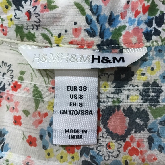 Sweet Floral Peplum Shirt from H&M - Picture 4 of 5