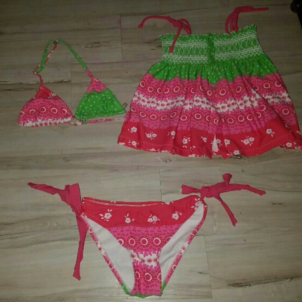 3pc girls bikini 8
