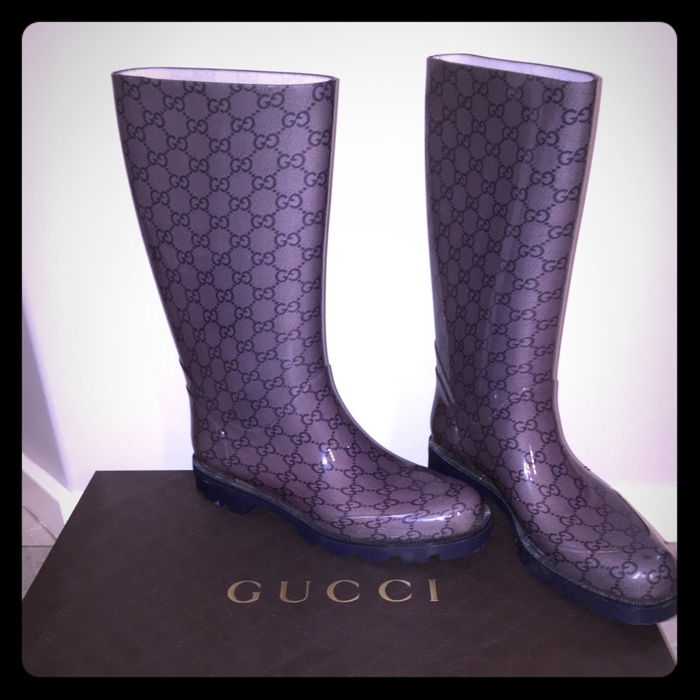 Gucci rain boots