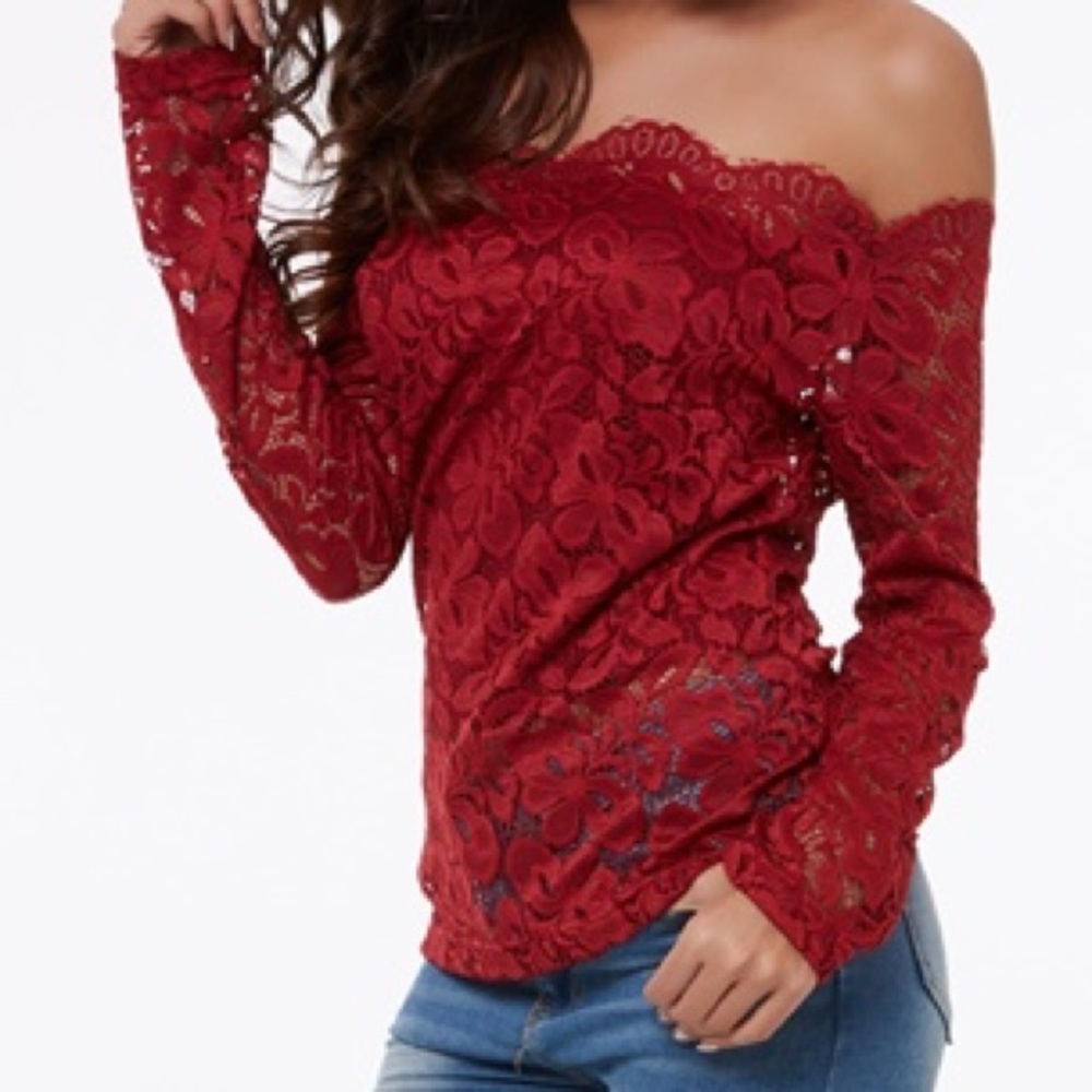 Long Sleeve off the shoulder Shirt