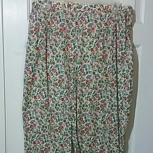 EUC Talbots Womens 20W Spring Floral Pants!