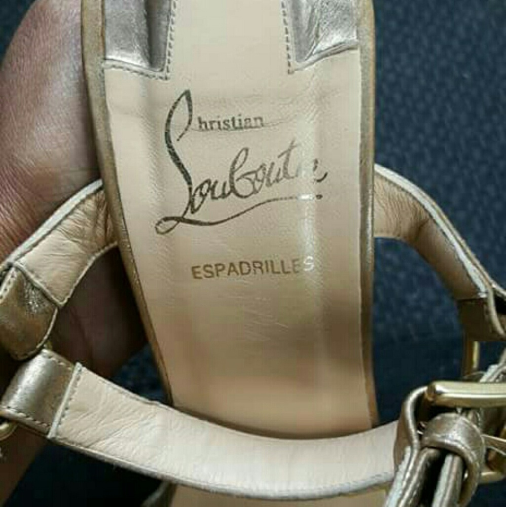 Authentic Christian Louboutin Wedges size 38