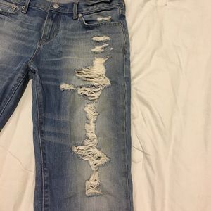 GAP sexy boyfriend distressed jeans size 27R
