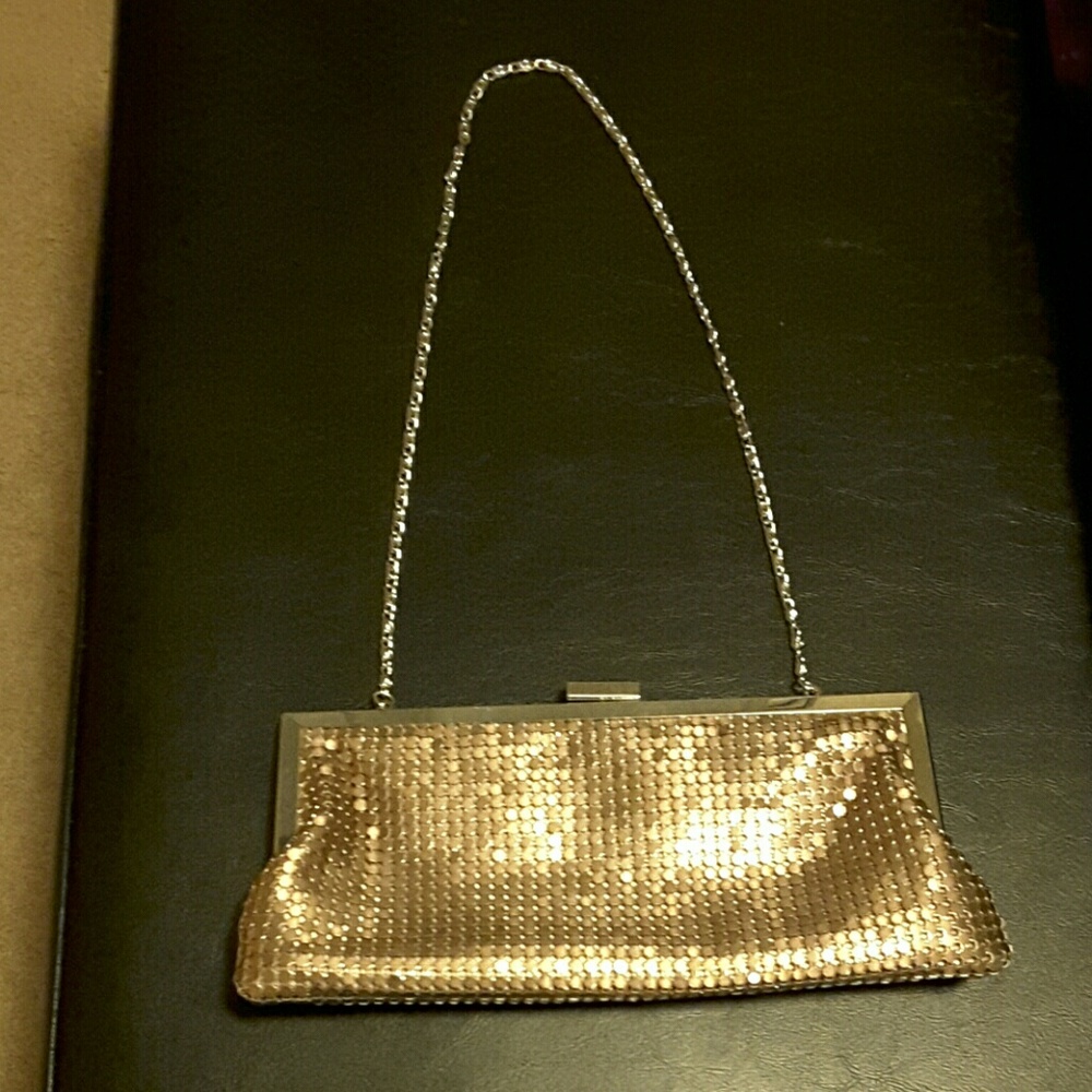 Small gold handbag