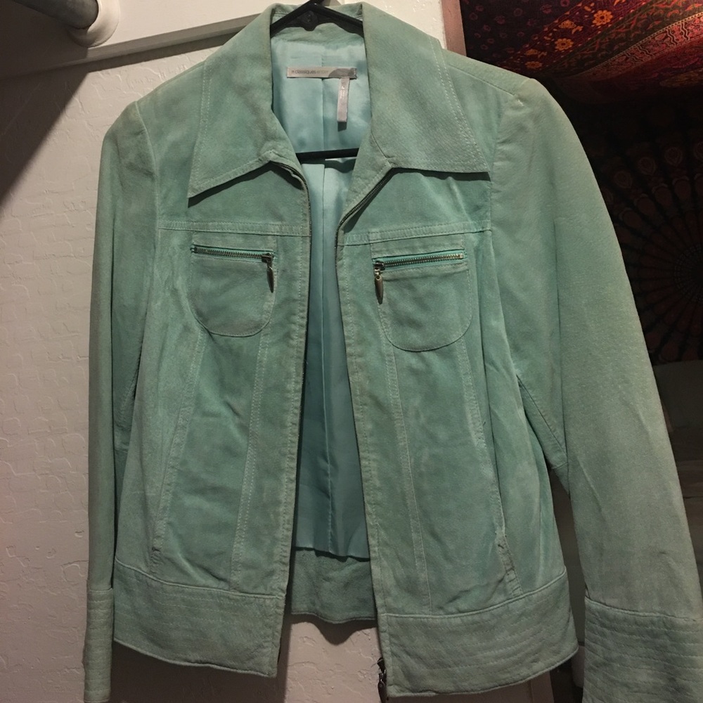 Suede blazer classiques entier Xs