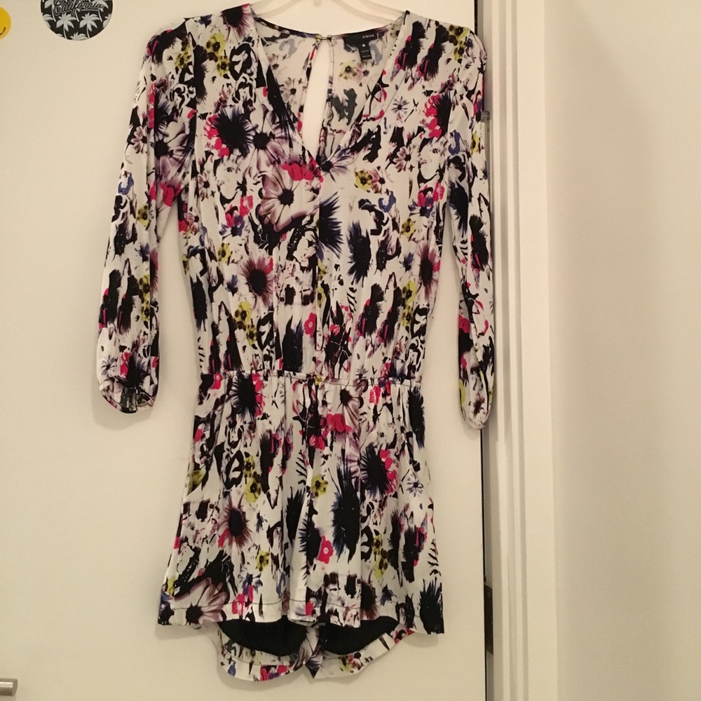 Floral fancy romper