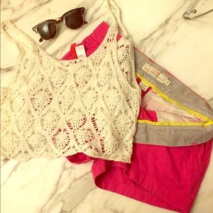 J.Crew Chino Pink Shorts