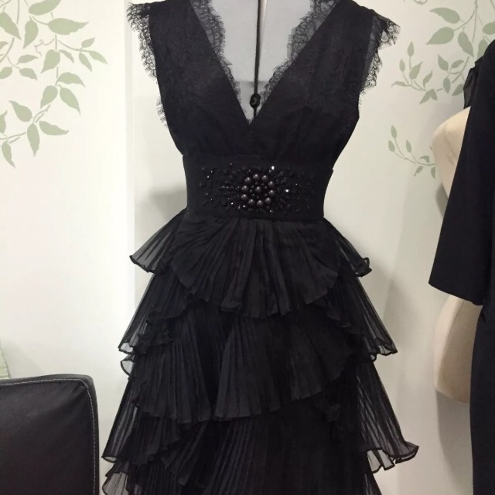 BCBG black dress size 2.