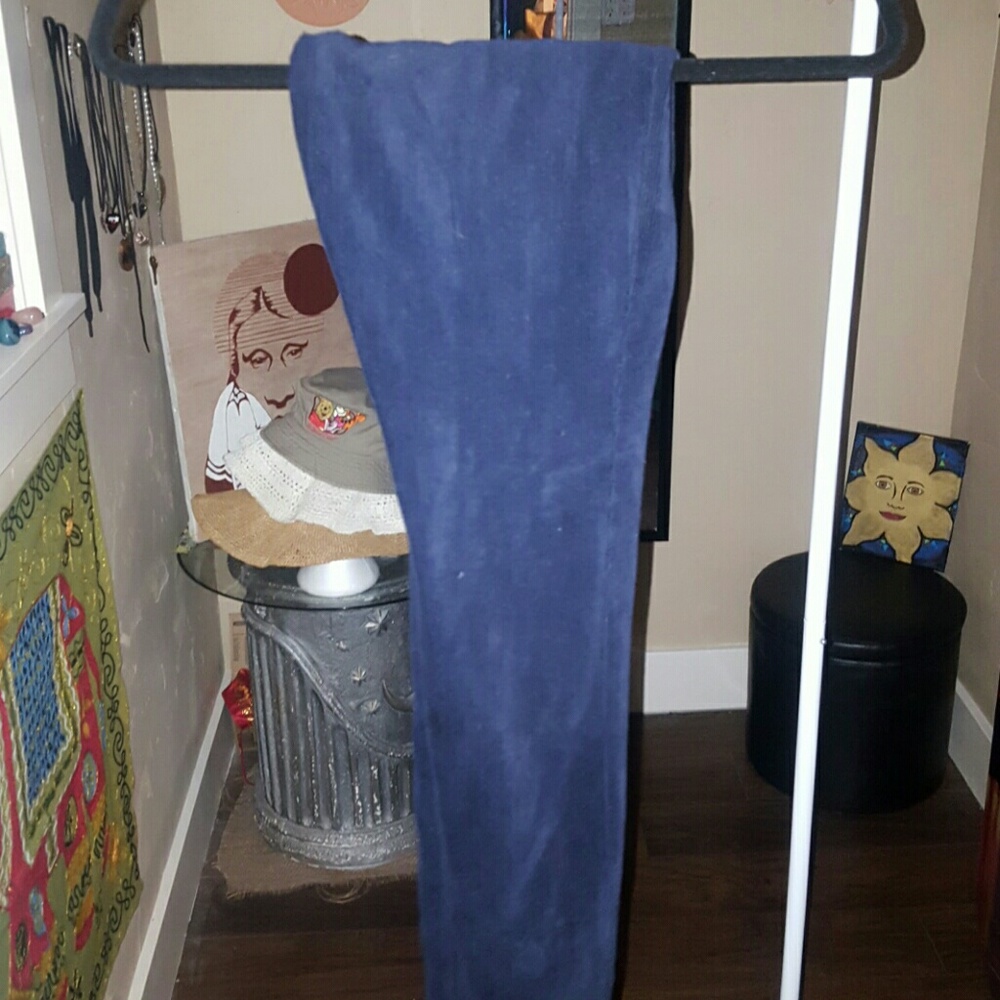 Navy Blue Corduroy Jeggings