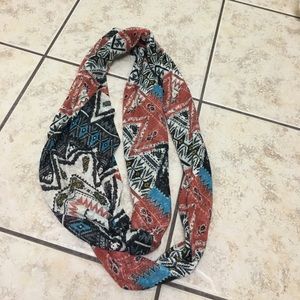 Cute Aztec print infinity scarf