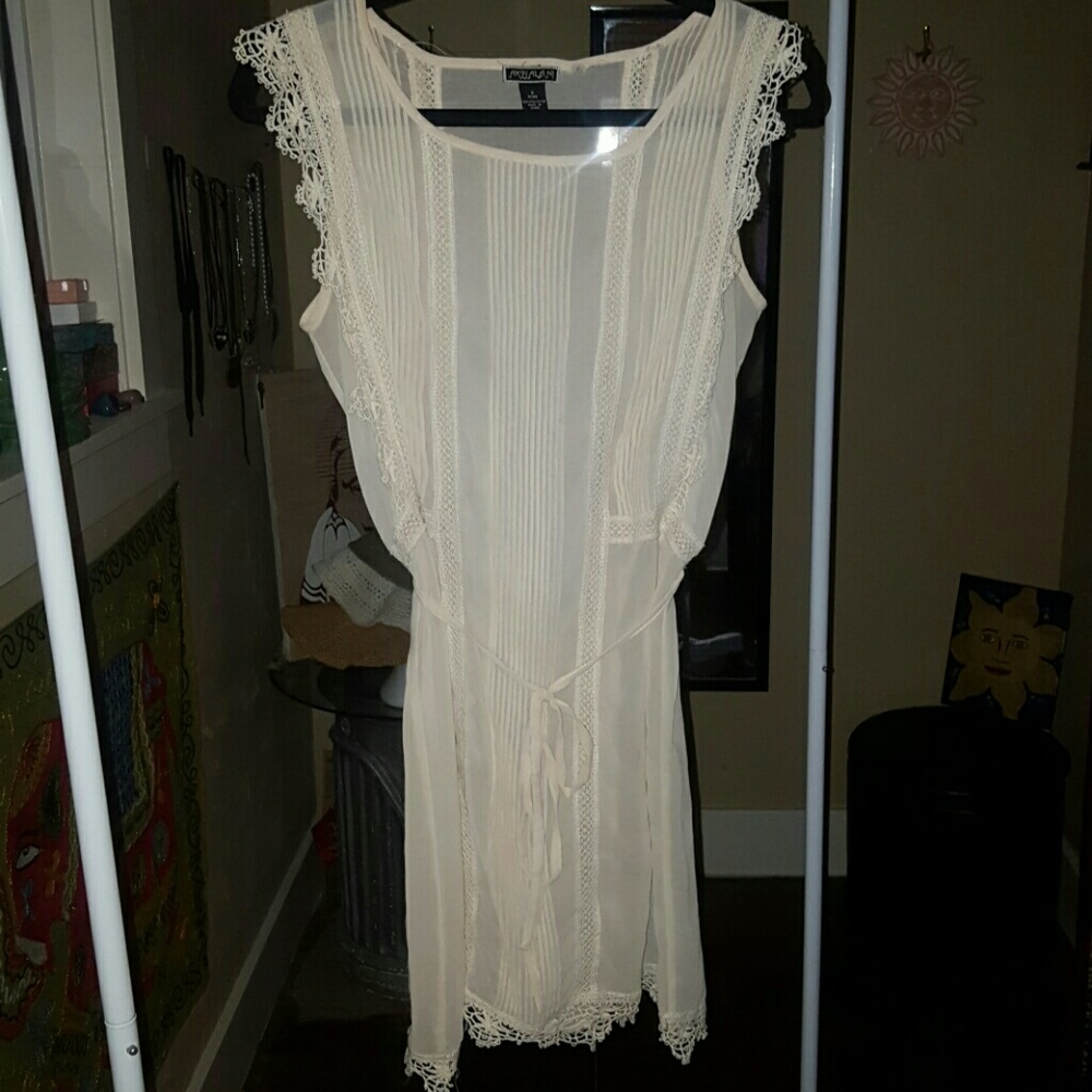 Creme Lace Dress