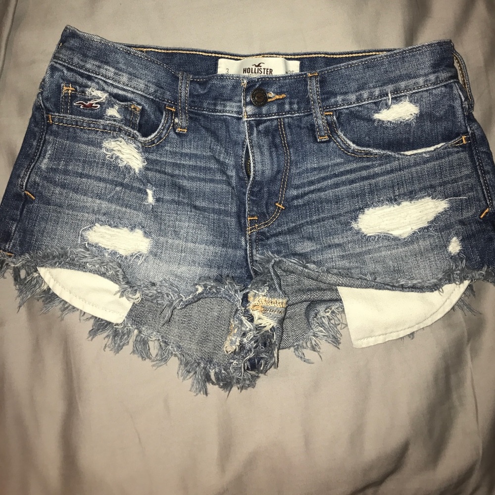 Hollister jean shorts