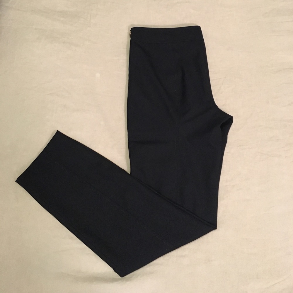 Tory Burch cropped high waisted pants (navy)