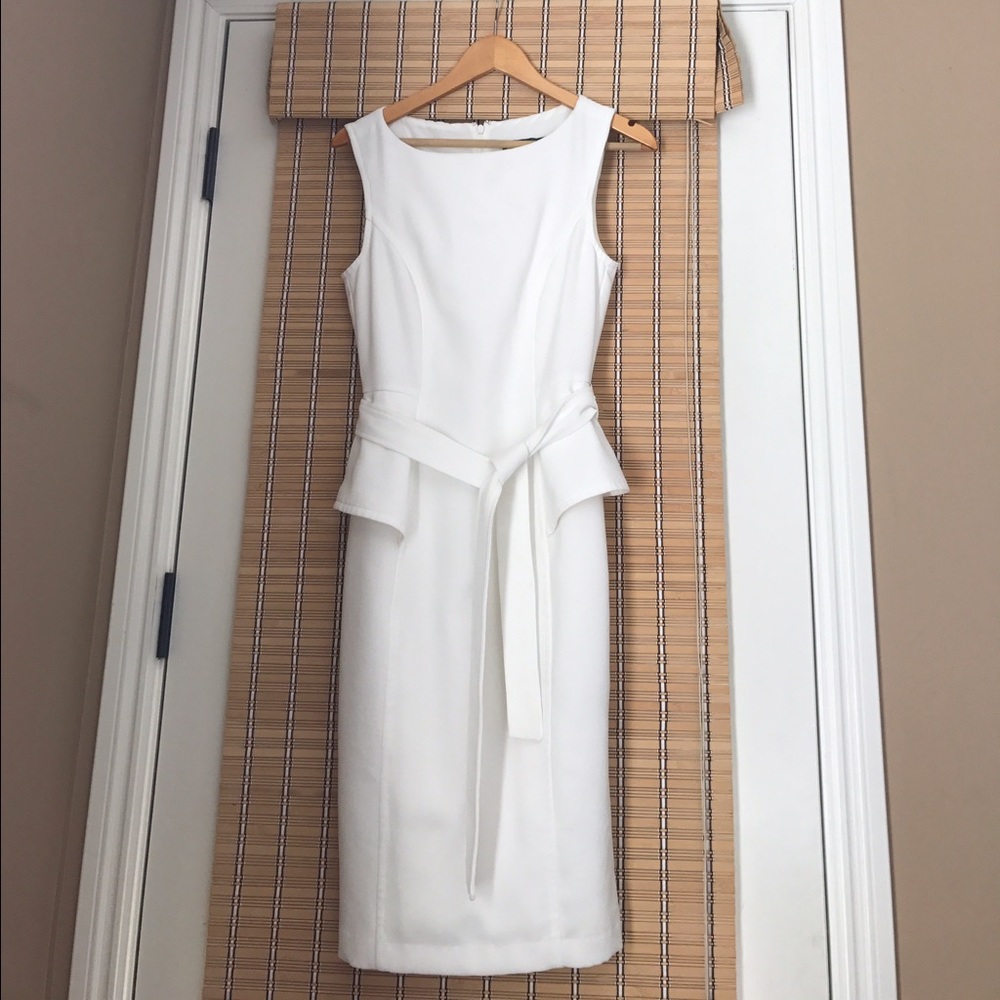 Badgley Mischka Peplum Dress