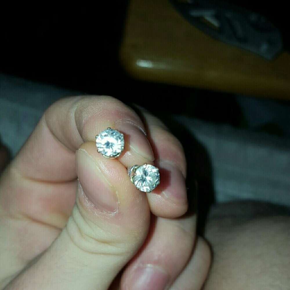 Cubic Zirconia Studs