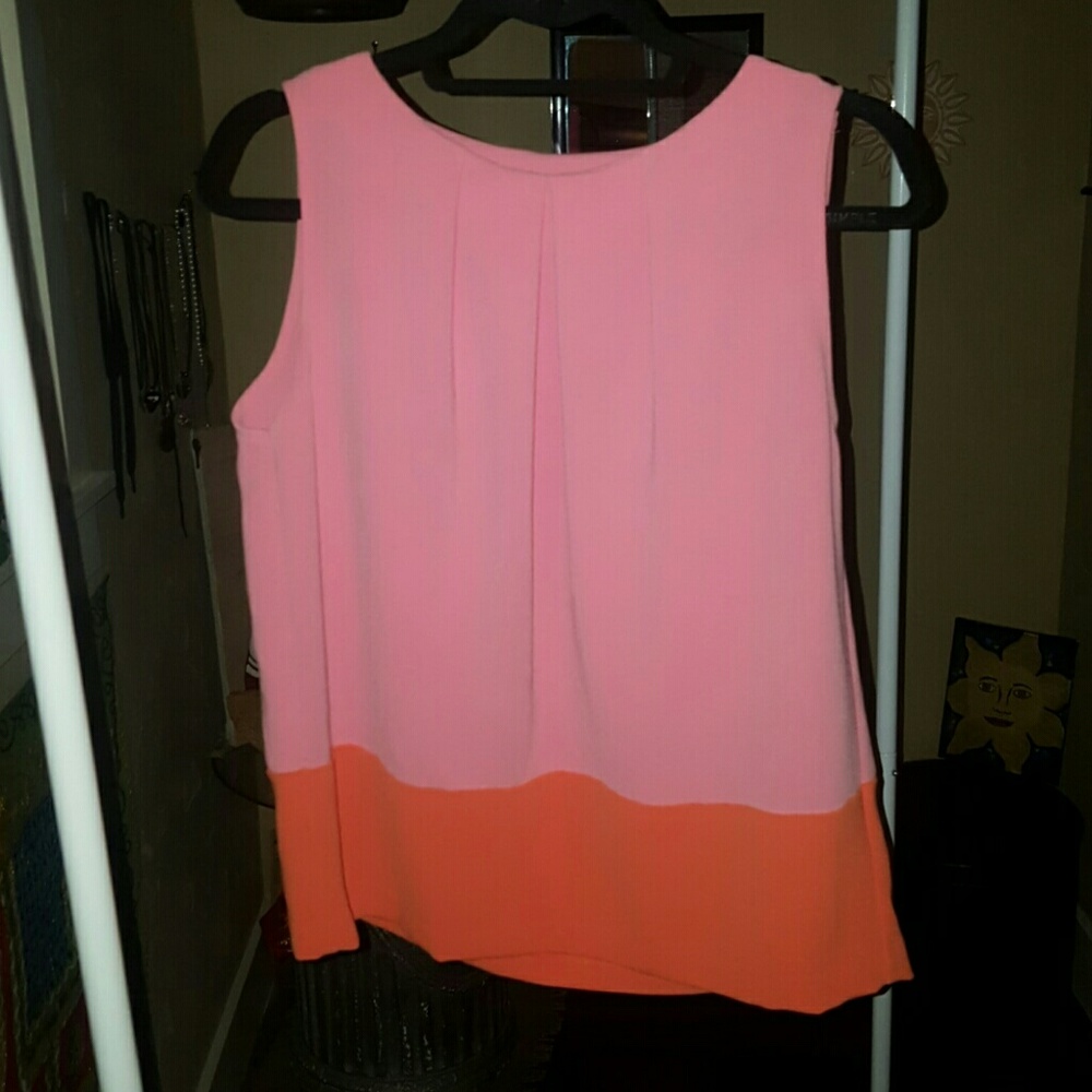 Festive Pink/Orange Blouse
